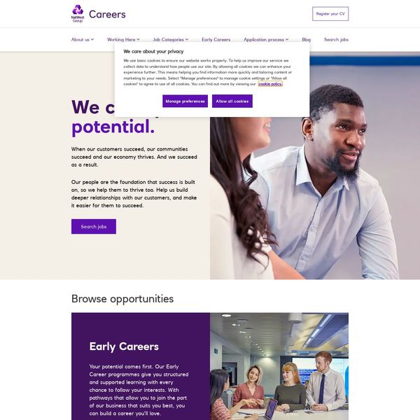RBS home page image.