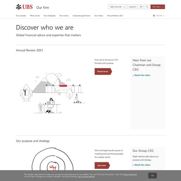UBS home page image.
