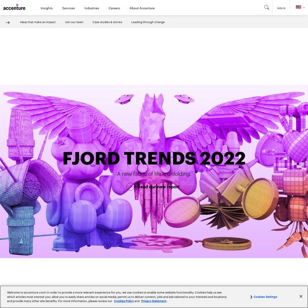 Accenture home page image.