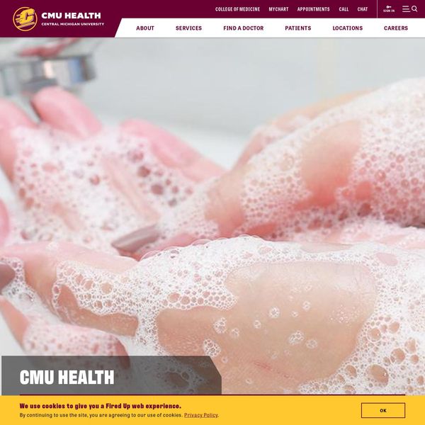 CMU Health home page image.